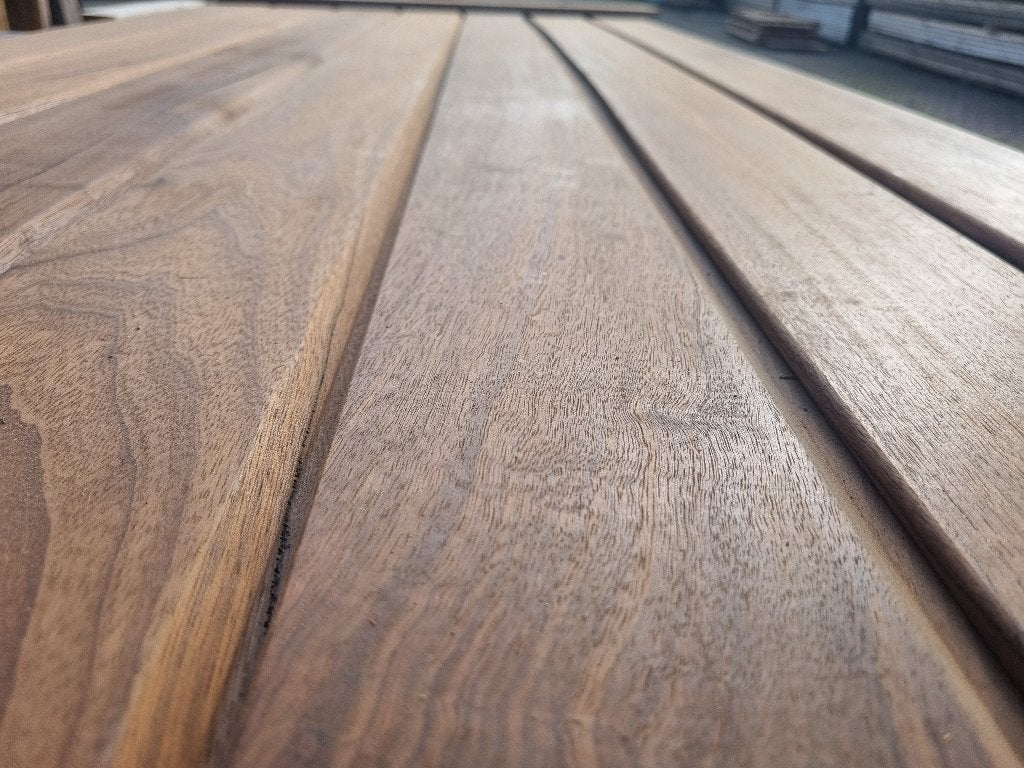 1.83 m2 Halfhouts rabat - Hardhout - nr: HP35, Ophalen, Planken, Nieuw, Hardhout