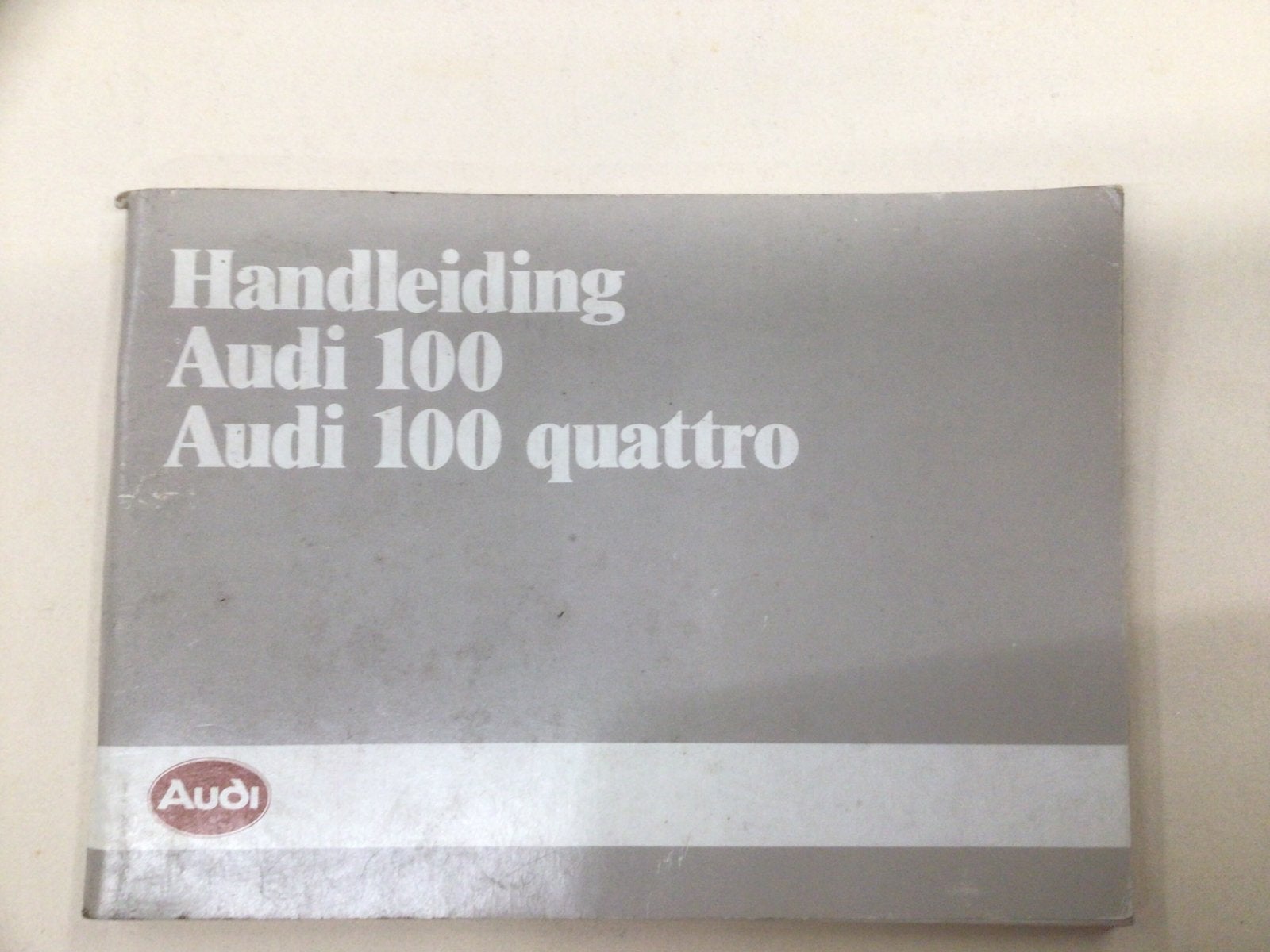 Handleiding Audi 100 en Audi 100 quattro (1986), Ophalen of Verzenden