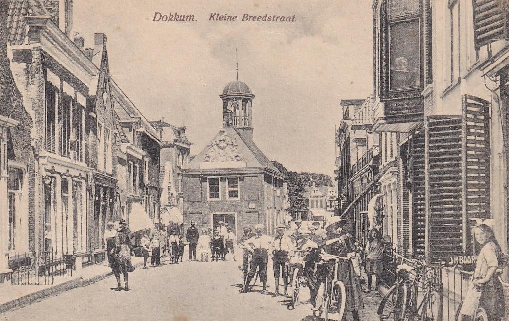Dokkum, Volk., Verzenden, 1920 tot 1940, Gelopen, Friesland
