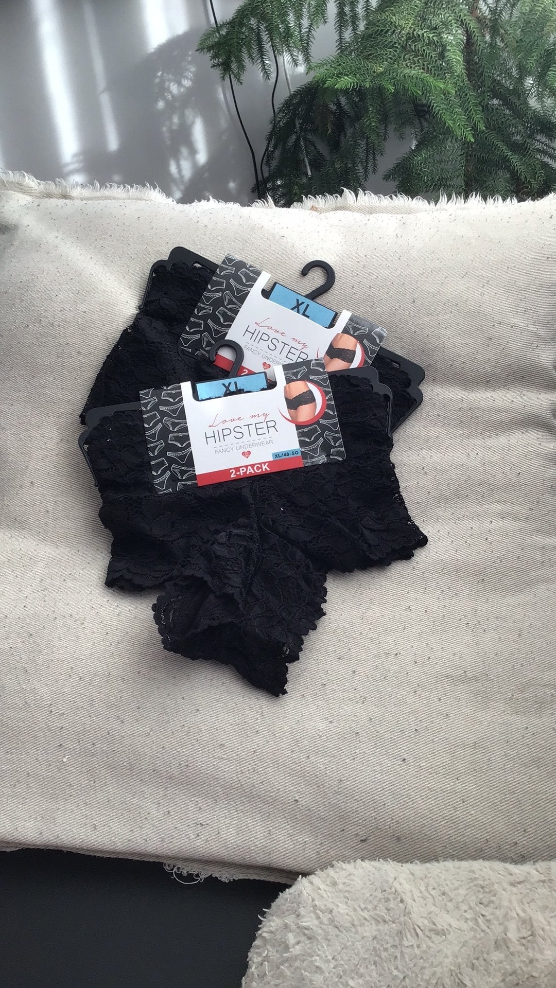 Hipster ondergoed 4 stuks a 2 verpakt maat XL, Kleding | Dames, Ondergoed en Lingerie, Ophalen of Verzenden, Zwart, Slip