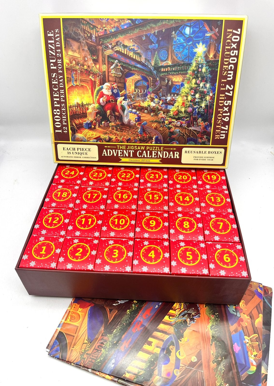 Advent puzzel kalender, Diversen, Ophalen of Verzenden, Zo goed als nieuw