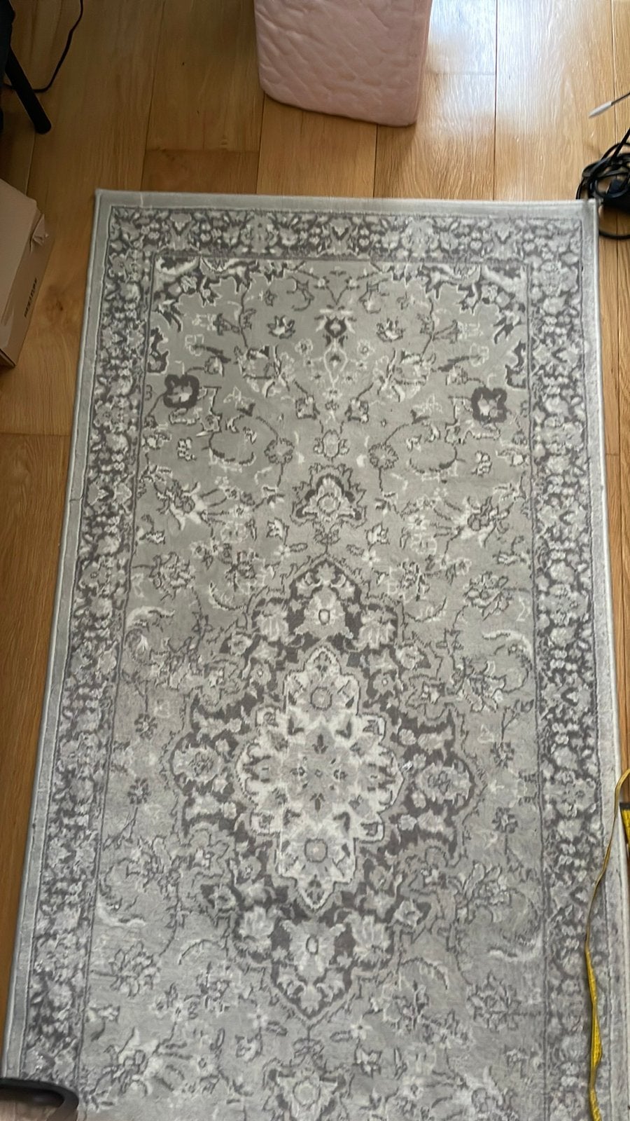Tapijt 80x180cm IKEA (ophalen), 200 cm of meer, Ophalen of Verzenden, Zo goed als nieuw, Grijs