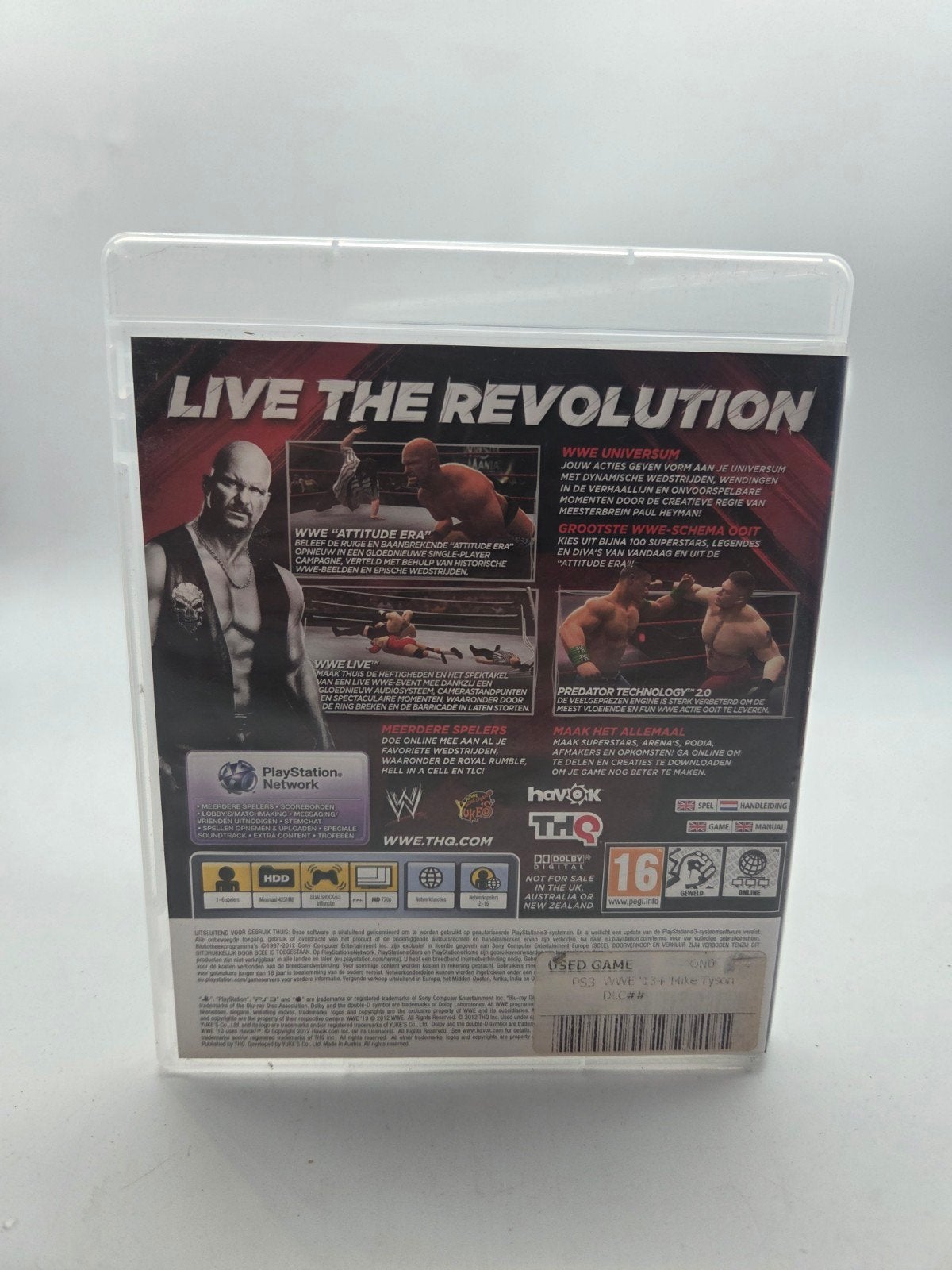 WWE '13 - PlayStation 3 (PS3), Gebruikt, Onbekend, Ophalen of Verzenden, Eén computer