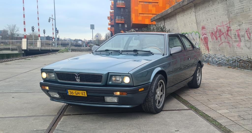 Maserati 2.24v 1993 mooie auto, Auto's, Maserati, Particulier, Overige modellen, Benzine, Coupé, Geïmporteerd, Groen
