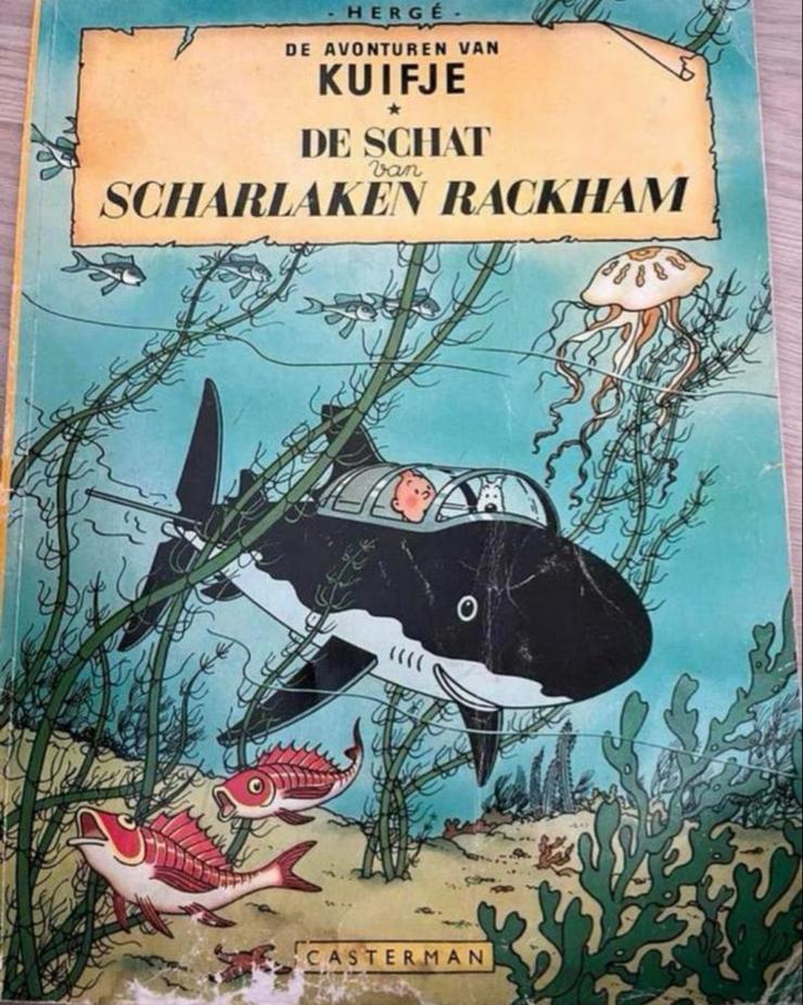 De avonturen van Kuifje 11: De Schat van Scharlaken Rackham, Eén stripboek, Ophalen of Verzenden, Gelezen