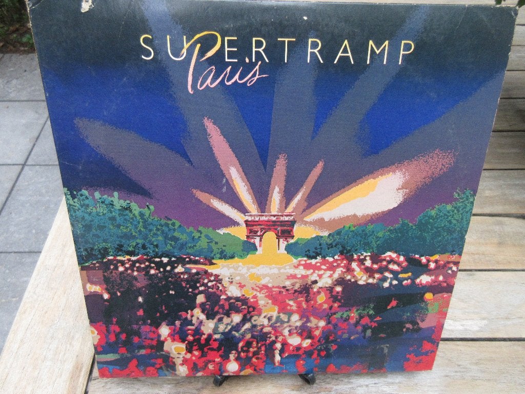 LP Supertramp, 1980, Paris, dubbel-LP, Gebruikt, Ophalen of Verzenden, 12 inch, Beschermende buitenhoes