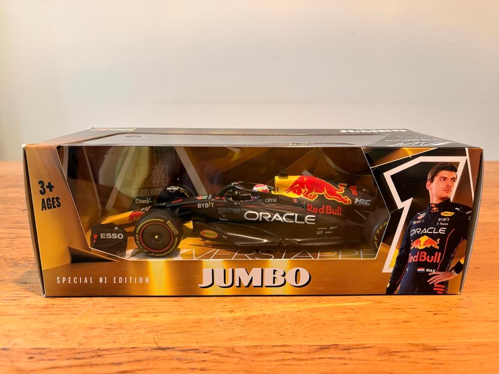 Jumbo Max Verstappen F1 auto schaal 1:24 - Special #1 Editie, Ophalen, Nieuw, Auto, Overige merken