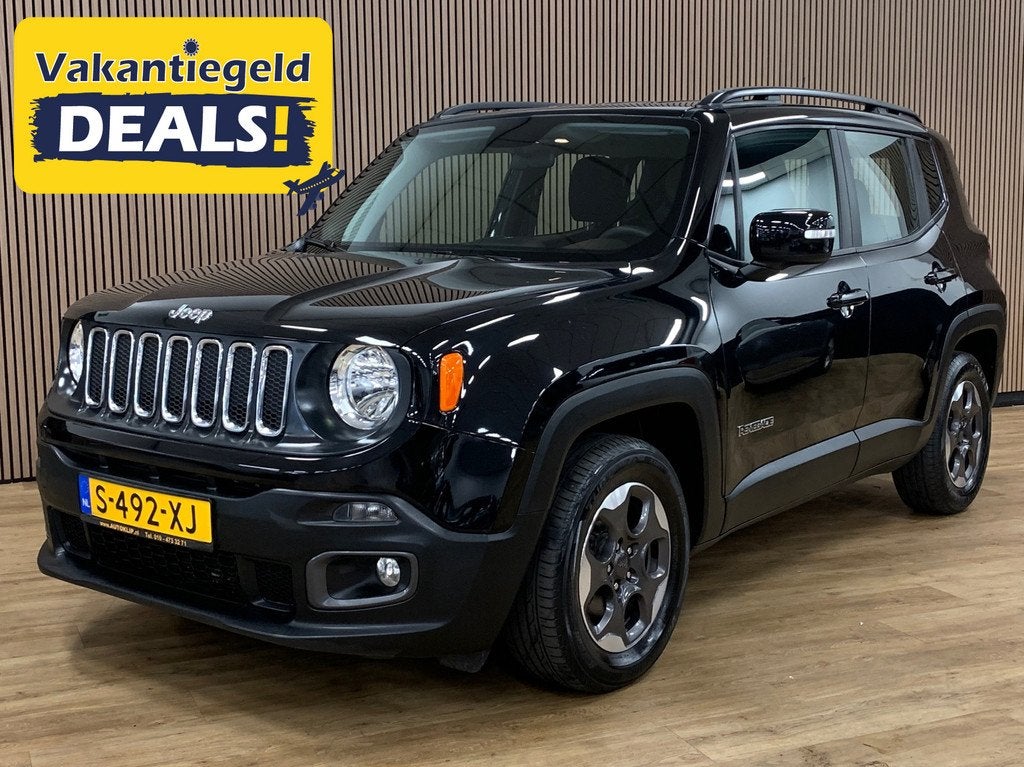 Jeep Renegade 1.4 MultiAir Night Eagle II Limited|Automaat|C, Stof, Gebruikt, Zwart, Origineel Nederlands
