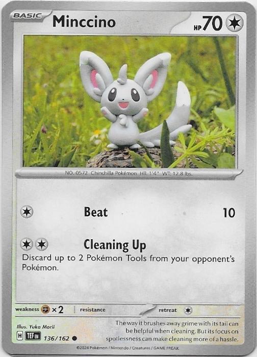 Temporal Forces,  Minccino [common] 136/162, Verzenden, Nieuw, Losse kaart