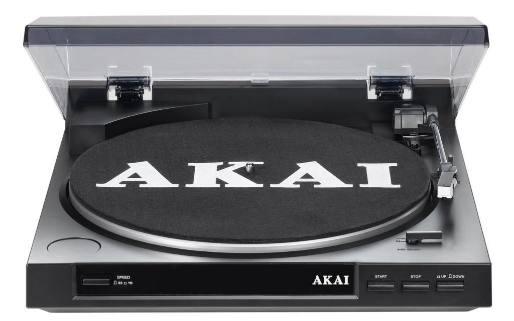 Te Koop AKAI ATT010U Platenspeler met USB aansluiting, Audio, Tv en Foto, Platenspelers, Ophalen, Zo goed als nieuw, Automatisch