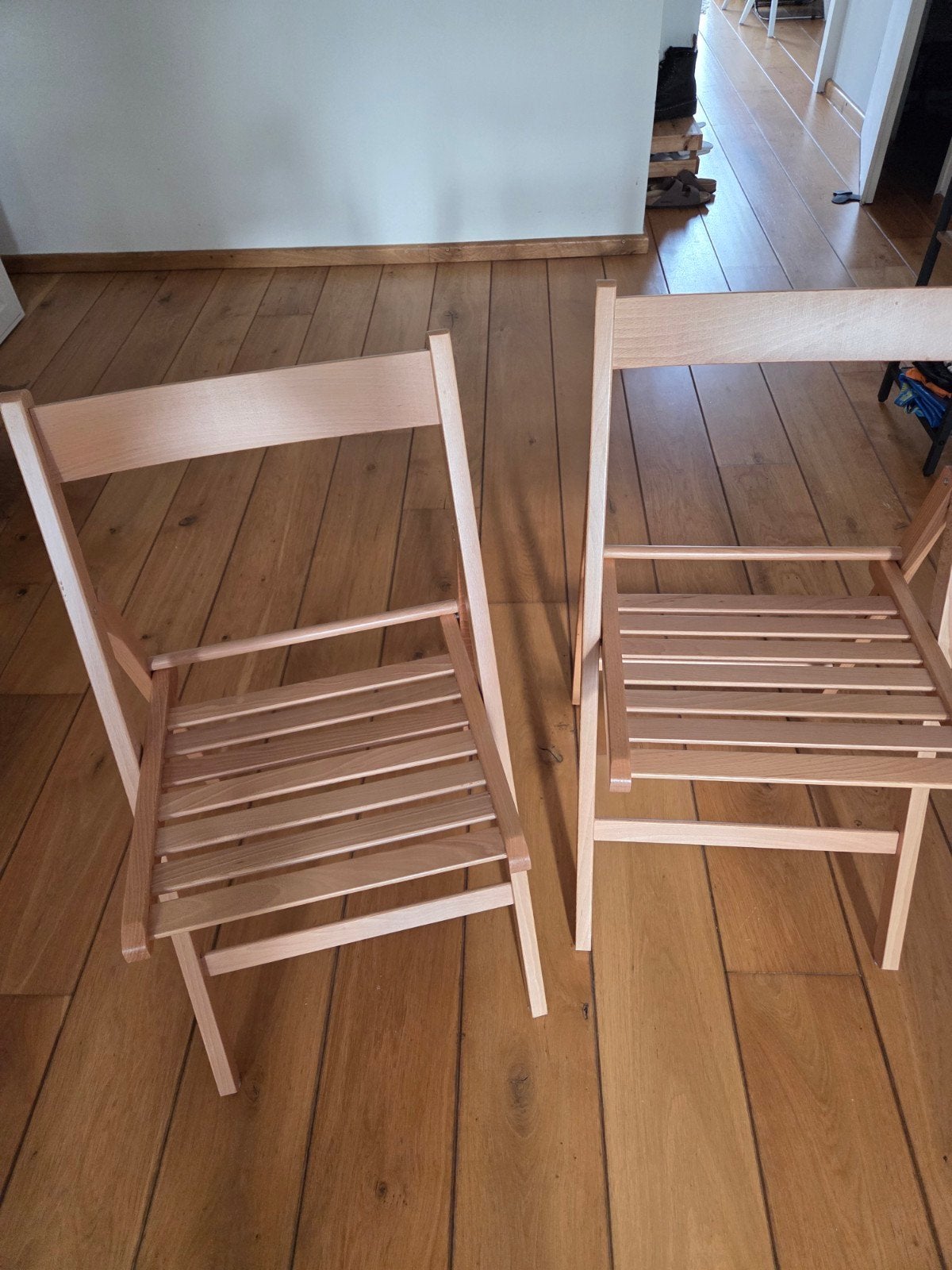 La Redoute set of 2 chairs wood, Tuin en Terras, Ophalen of Verzenden, Nieuw