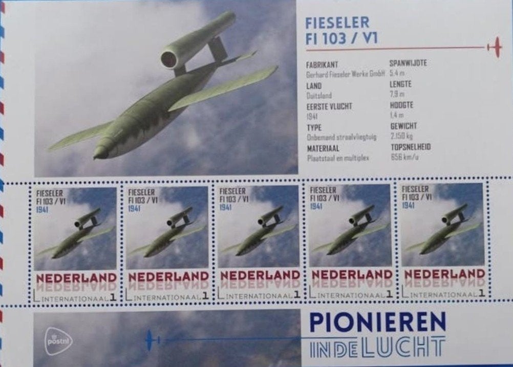 Vel Pioniers in de Luchtvaart - Fieseler FI103/F1 Postfris., Verzenden, Postfris