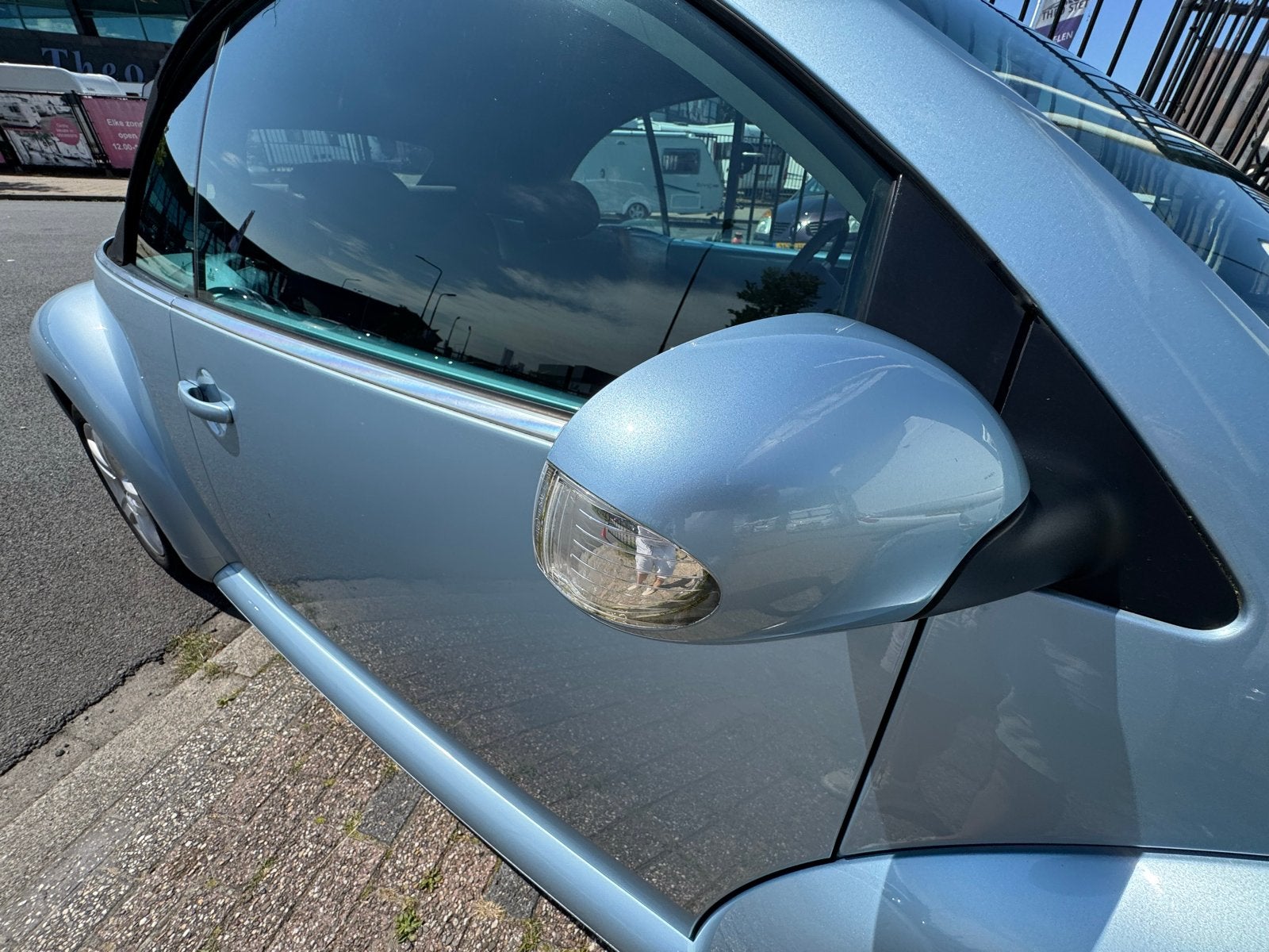 Volkswagen Beetle (Kever) 2.0 Cabriolet 85KW 2003 Blauw, Auto's, Volkswagen, Voorwielaandrijving, Beetle (Kever), 4 cilinders