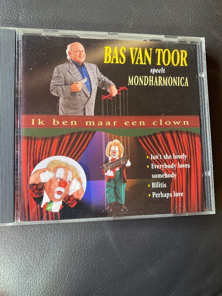 Bassie (&Adriaan))Mondharmonica - Ik ben maar een clown, Ophalen of Verzenden, Zo goed als nieuw, Overige genres