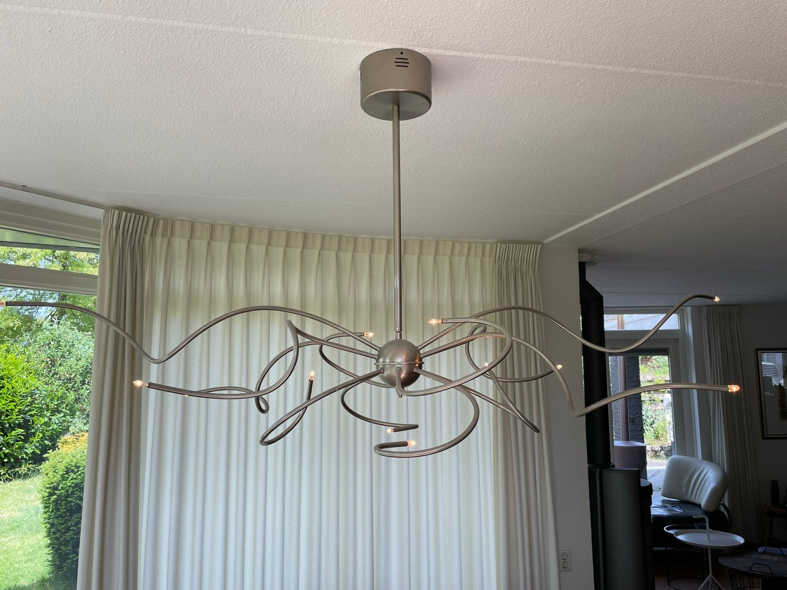 Hanglamp | kroonluchter | plafondlamp, Ophalen, Zo goed als nieuw, Metaal, G4