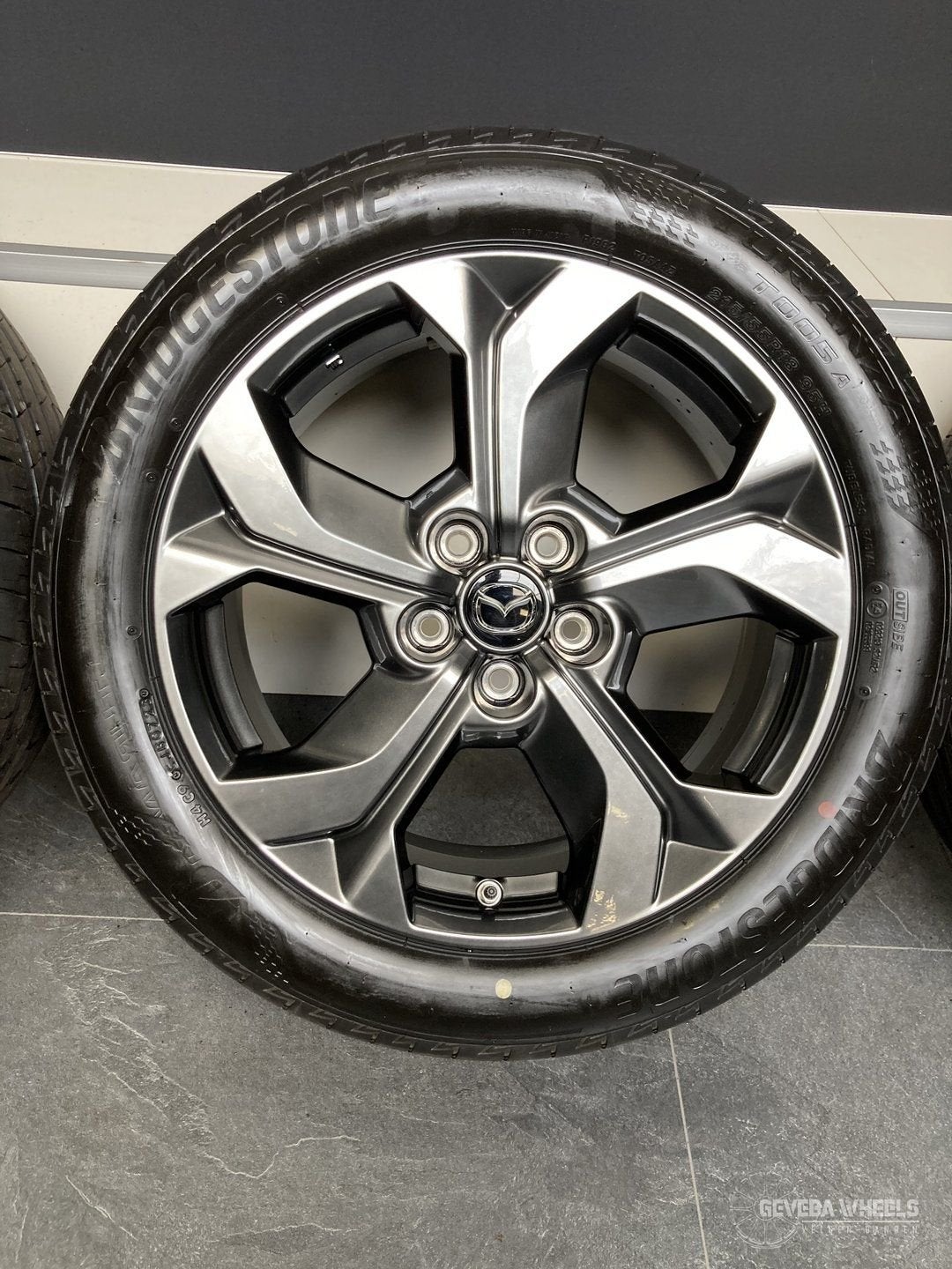 18” originele Mazda MX-30 velgen + banden 5x114.3 9965777080, 18 inch, -, -, Banden en Velgen