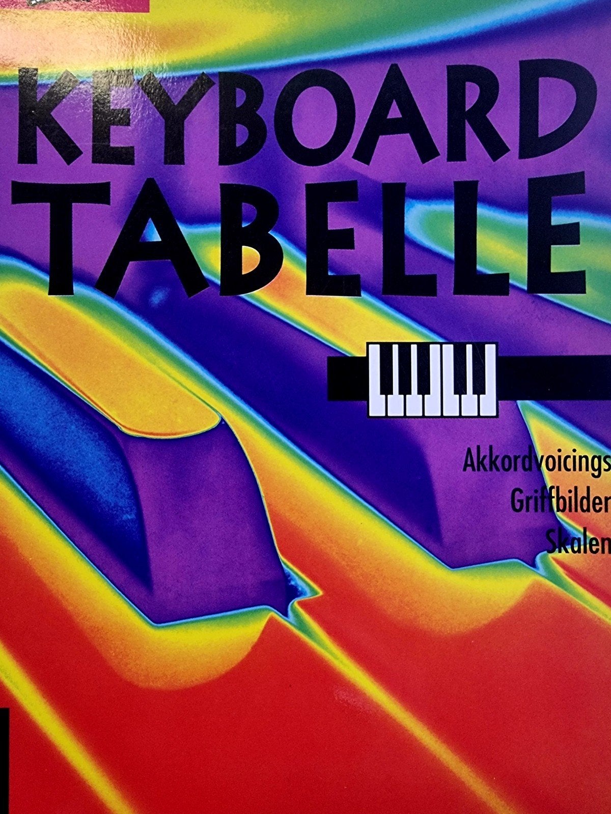 Keyboard Tabelle: Akkoorden, Voicings, Skalen Ky10, Muziek en Instrumenten, Bladmuziek, Verzenden, Les of Cursus, Nieuw, Keyboard