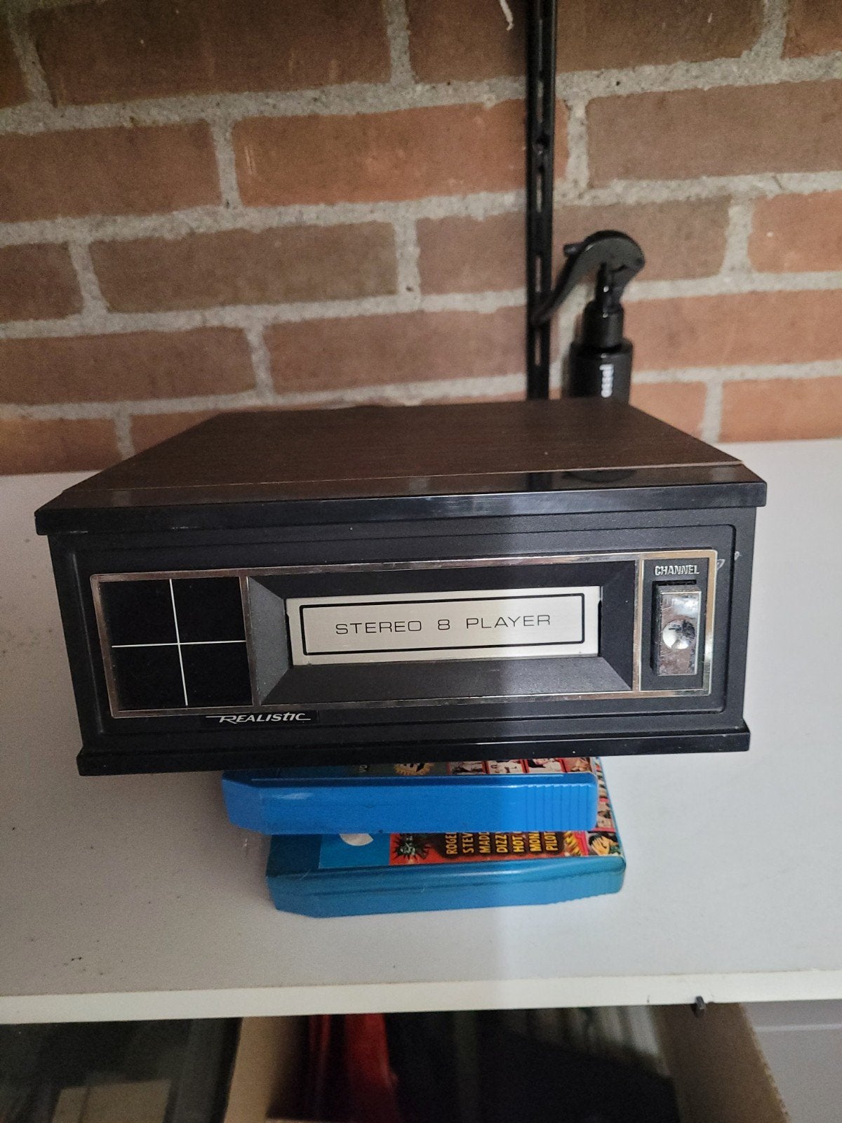 Realistic Stereo 8 Player met 8-track tapes, Ophalen of Verzenden, Gebruikt