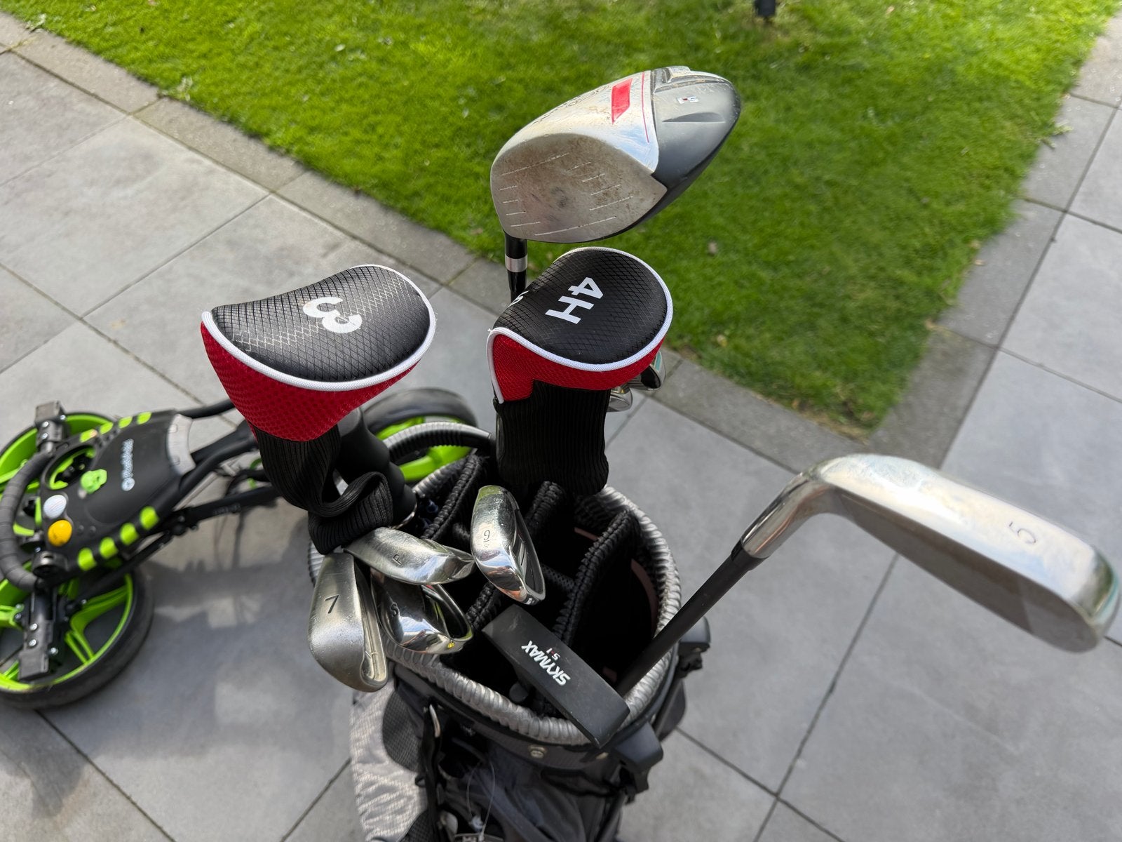 Foto 4 van Complete golfset met tas en trolley - Skymaster