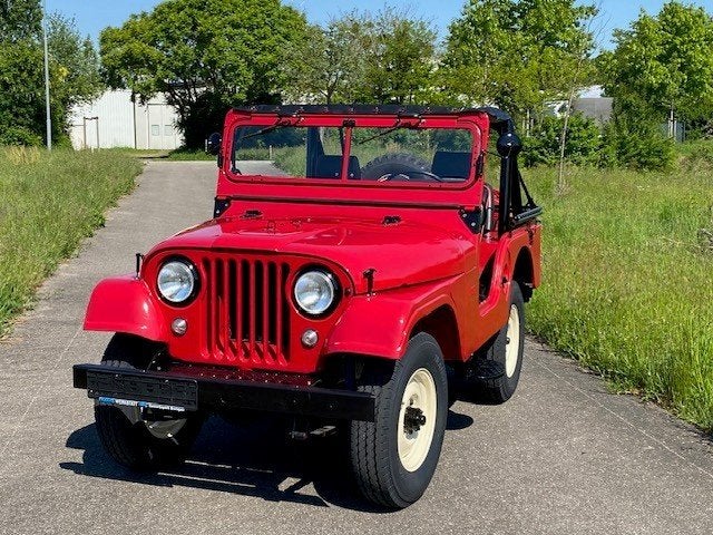 Jeep Kaiser CJ-5, Auto's, Jeep, Particulier, CJ, 4x4, Lederen bekleding, Open dak, Trekhaak, Benzine, Euro 1, SUV of Terreinwagen