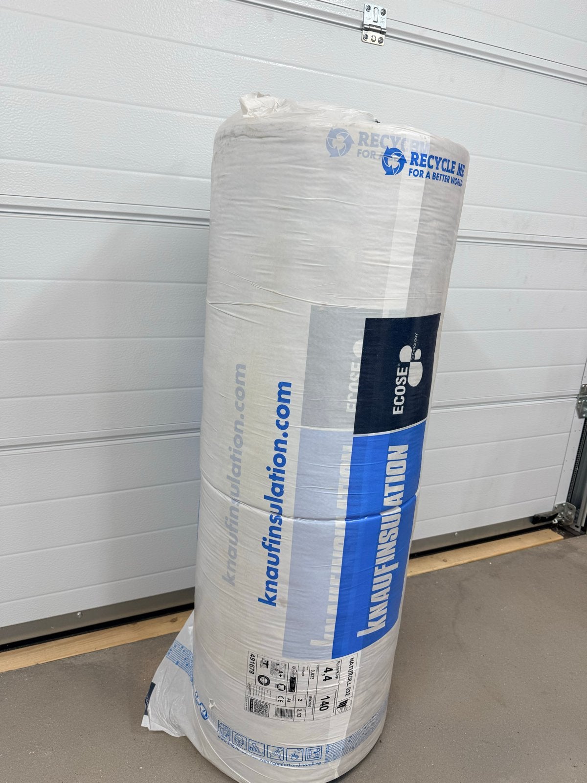 2 rollen - Knauf Naturoll 032 Glaswol Isolatierol 140 mm, Doe-het-zelf en Verbouw, Isolatie en Afdichting, Ophalen, 12 cm of meer