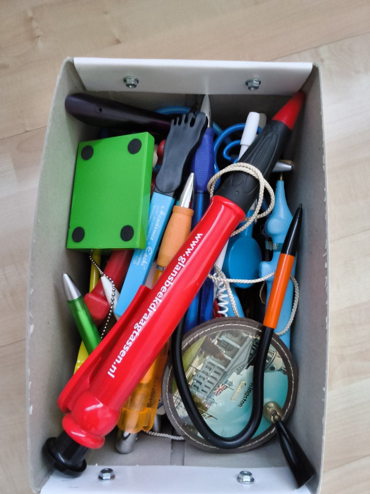 pennen gratis, Ophalen