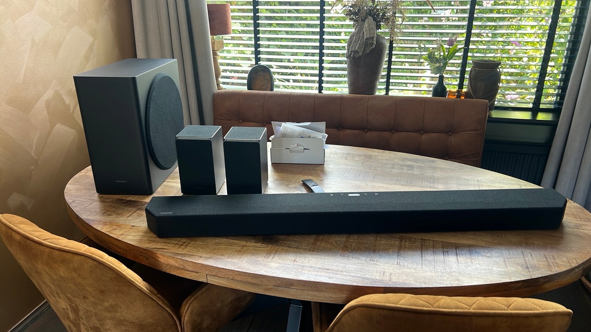 Samsung HW-Q950T Soundbar - Krachtig Geluid, Ophalen of Verzenden, Bluetooth, Zo goed als nieuw