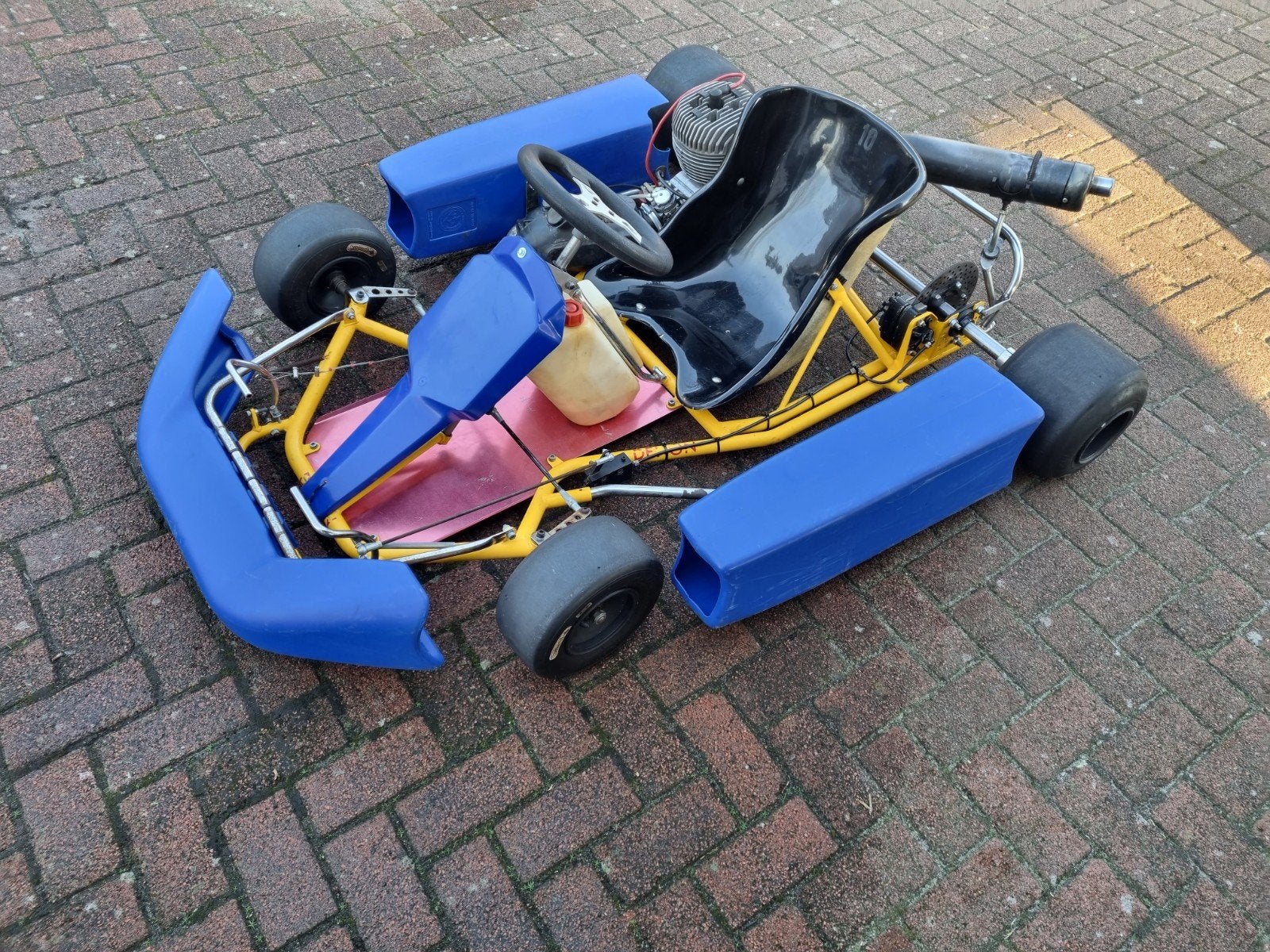 Kart Met gereviseerde rotax motor, Sport en Fitness, Karting, Ophalen, Gebruikt, Kart