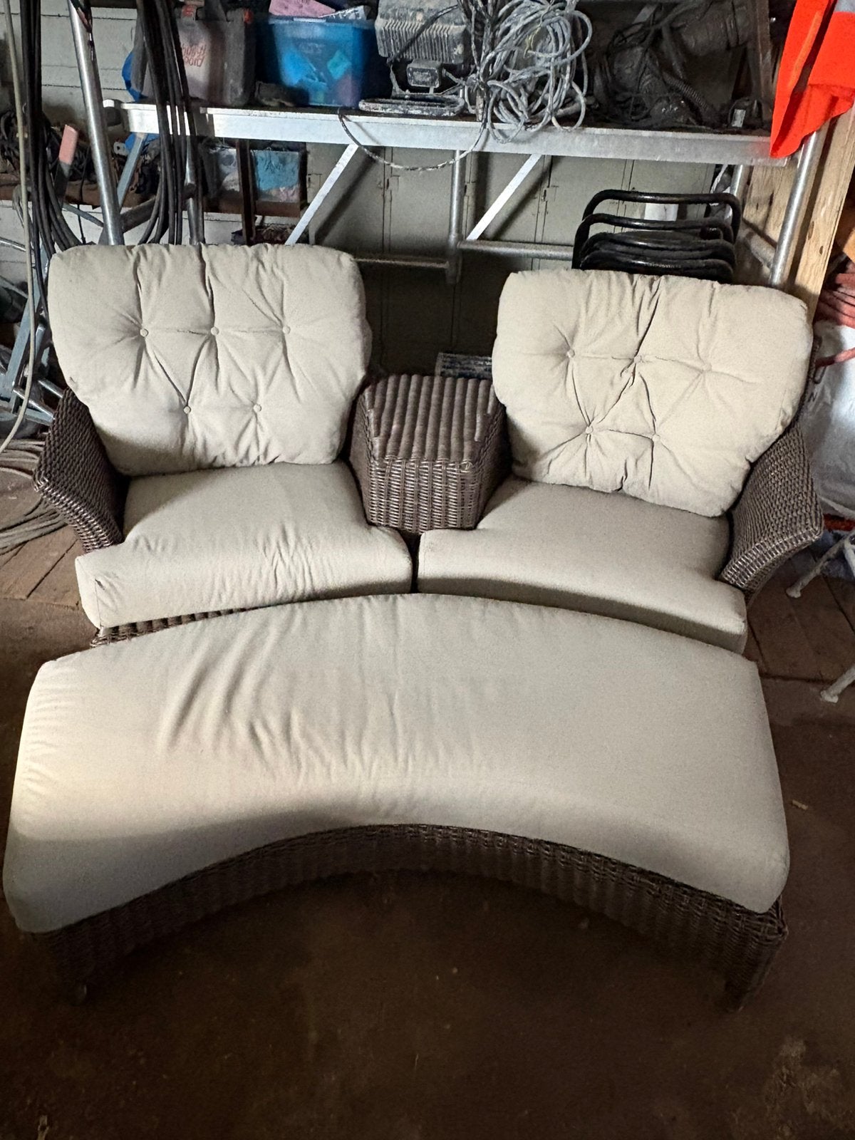 Love seat 4so, Ophalen, Gebruikt, Wicker