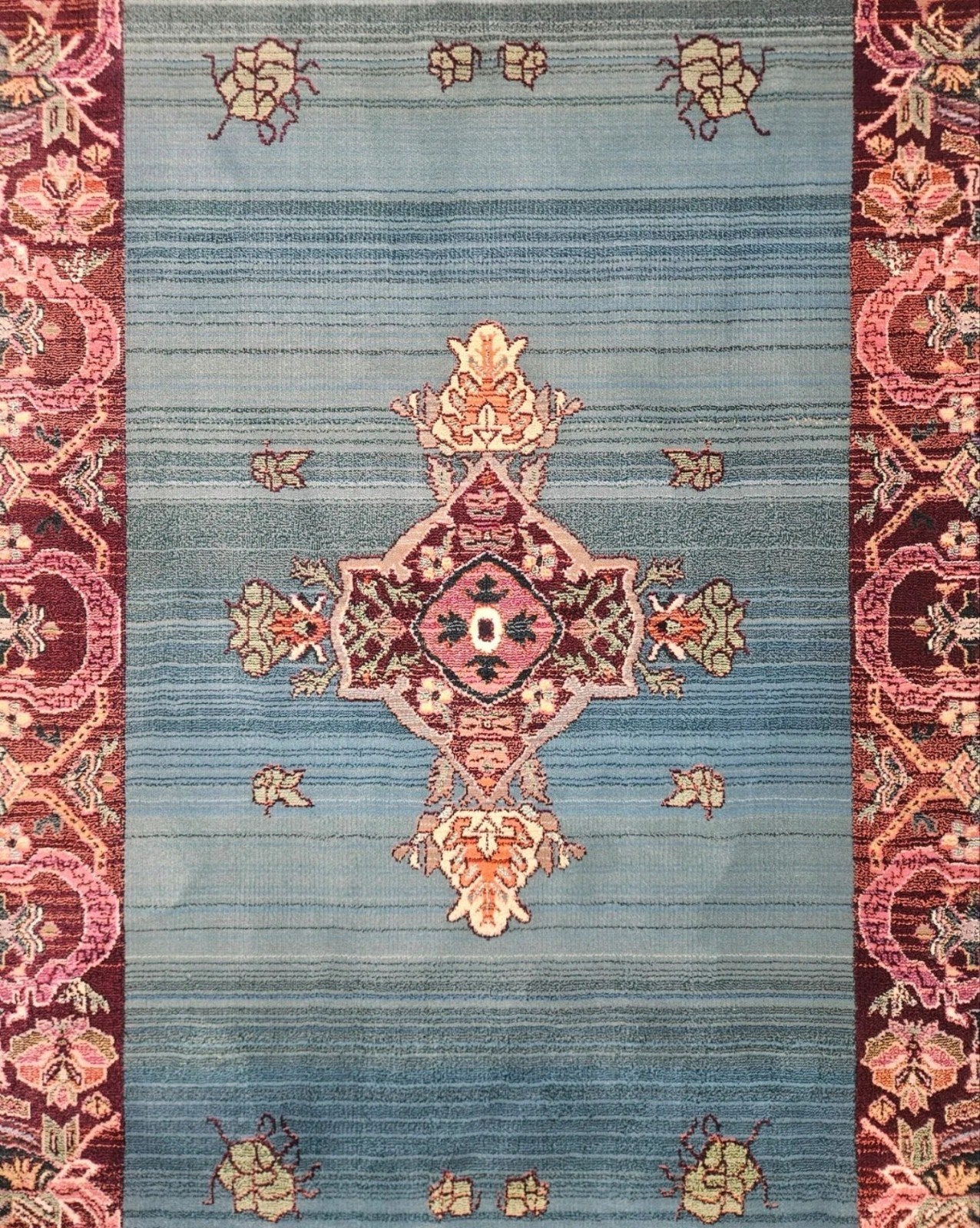 Vintage vloerkleed oosters  Gabbeh modern medall 155x230cm, Zwart, ., Gabbeh, 150 tot 200 cm