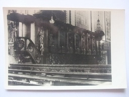Q33 Wouw - Interieur Lambertuskerk - 1947, Verzenden, 1940 tot 1960, Ongelopen, Noord-Brabant