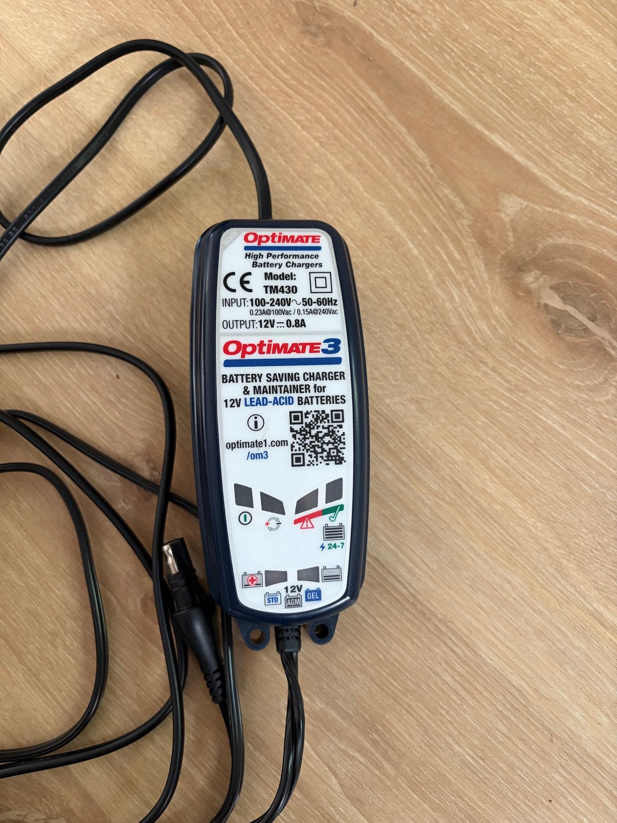 Optimate 3 Acculader en Druppellader voor 12V accu's, Ophalen, Gebruikt, Universele onderdelen