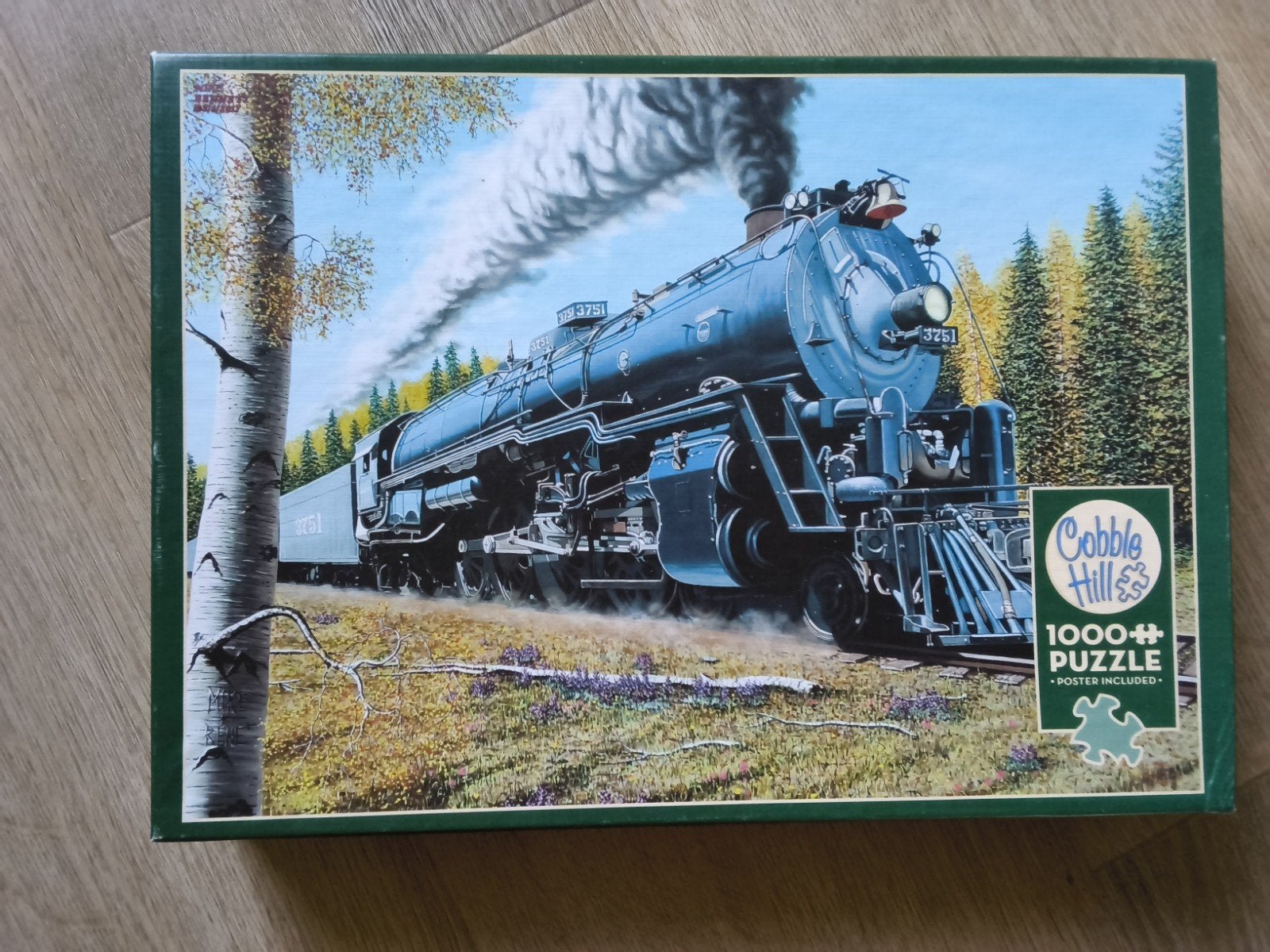 Cobble Hill Legpuzzel Stoomtrein ., Ophalen of Verzenden, 500 t/m 1500 stukjes, Zo goed als nieuw, Legpuzzel