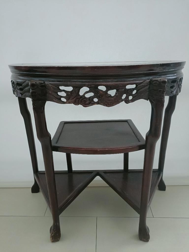 chinees antiek rosewood bijzettafel, oosters, Ophalen
