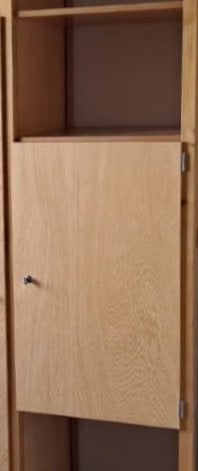 Lundia vlakken deurtje 80x50 blank gelakt, Ophalen, Gebruikt