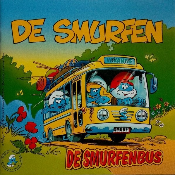 Kinder C.D. (1999) De Smurfen – De Smurfenbus, Gebruikt, Overige genres, Inclusief doosje, Ophalen of Verzenden
