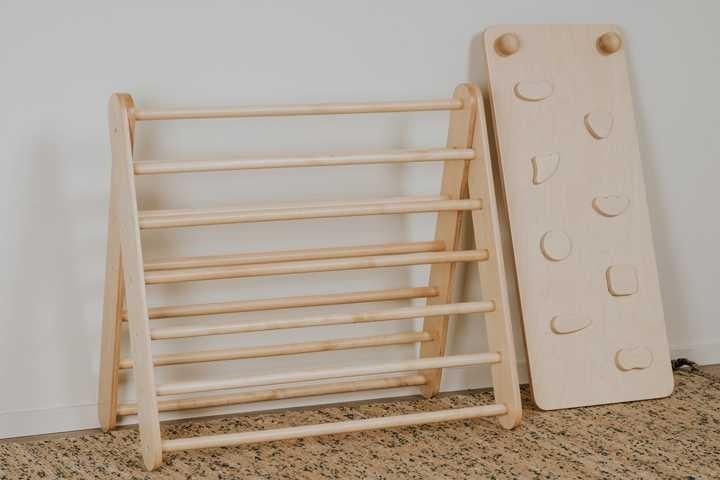 Leg&Go Pikler Klimrek met Glijbaan en Klimwand, Ophalen, Gebruikt, Klimwand