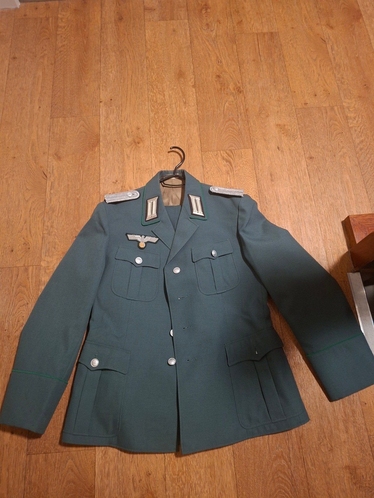 Duitsland whermacht Uniform Set - Jas en Broek, Ophalen of Verzenden, Landmacht, Duitsland, Kleding of Schoenen