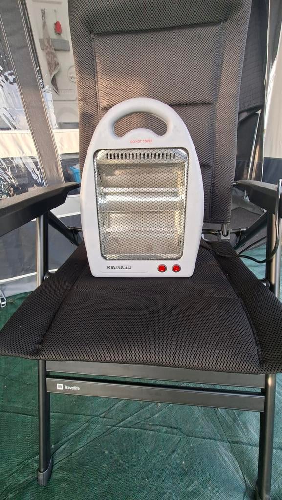 Compacte Camping Kachel - 600W/800W Kwartsverwarming, Caravans en Kamperen, Kampeeraccessoires, Ophalen of Verzenden