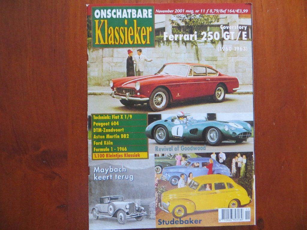 Onschatbare Klassieker 11 2001 Ferrari 250 GT/E (1960-1963), Boeken, Ophalen of Verzenden, Nieuw, Ferrari
