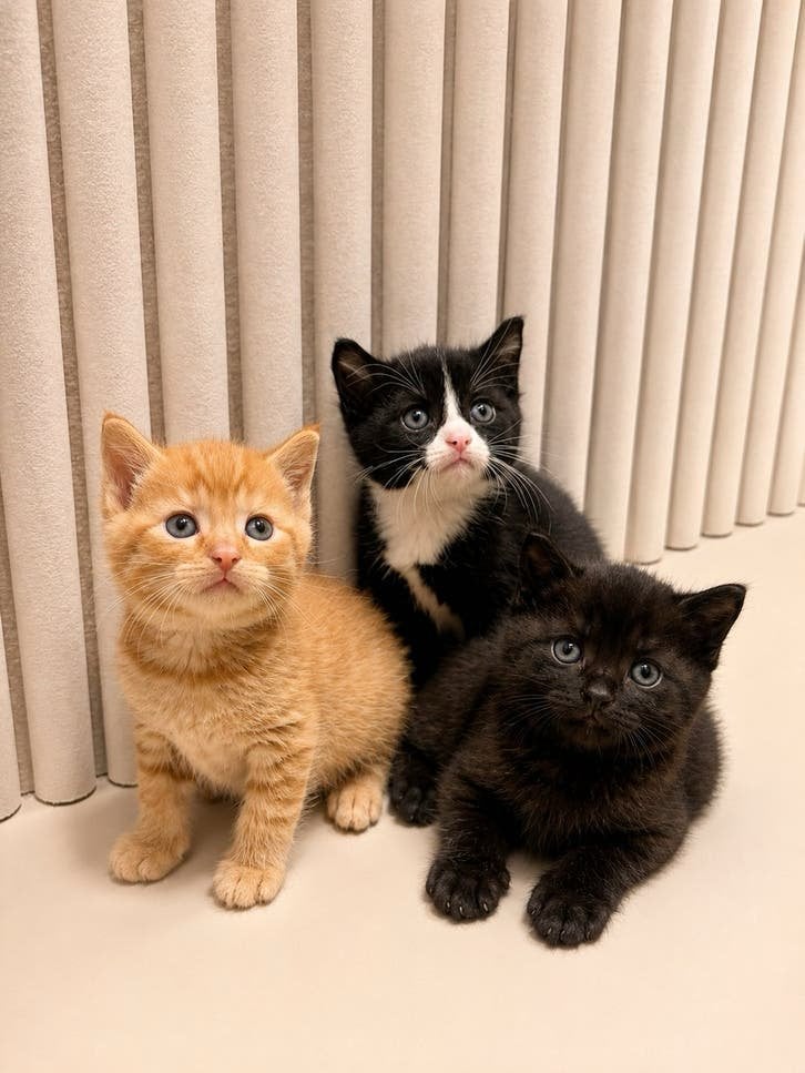 Kittens looking for a loving new home, Ontwormd, 0 tot 2 jaar