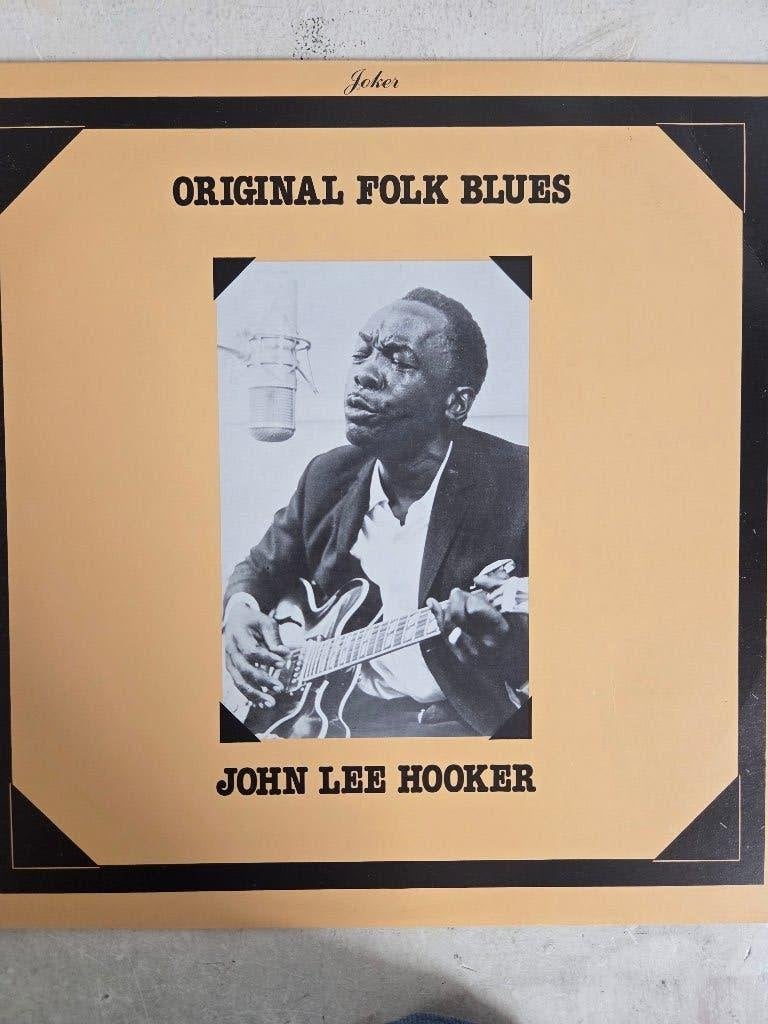 Blues lp JOHN LEE HOOKER: ORIGINAL FOLK BLUES, LP, Gebruikt, Ophalen of Verzenden, Originele persing