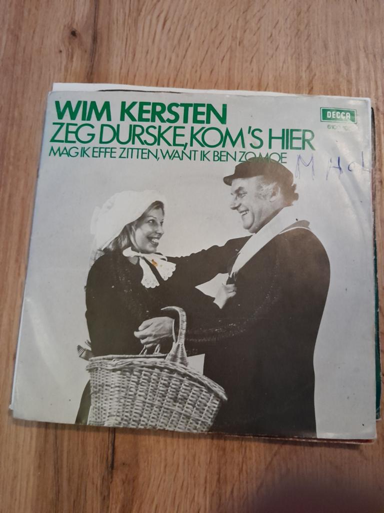 Wim kersten 7 inch zeg durske kom,s hier, Ophalen of Verzenden, Zo goed als nieuw, Nederlandstalig