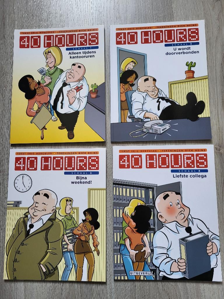 40 Hours - 4 delen (Dick Heins), Complete serie of reeks, Ophalen of Verzenden, Nieuw