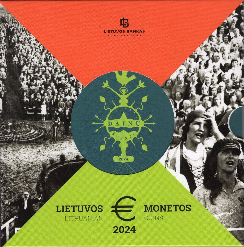 BU set Litouwen 2024 Blister - 1 cent t/m 2 euro, Verzenden, Overige landen, Overige waardes, Setje