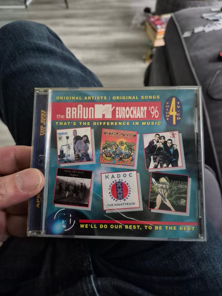 The Braun MTV Eurochart '96 Vol. 4 CD, Ophalen of Verzenden, Gebruikt, Pop