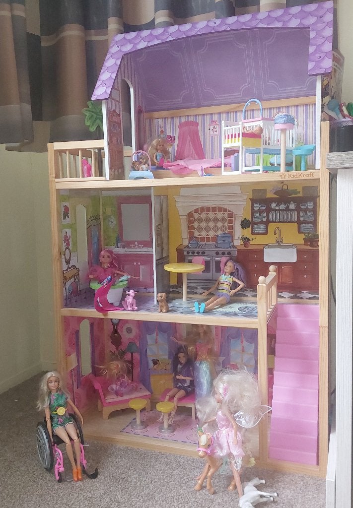 Poppenhuis barbie, Ophalen, Zo goed als nieuw, Poppenhuis