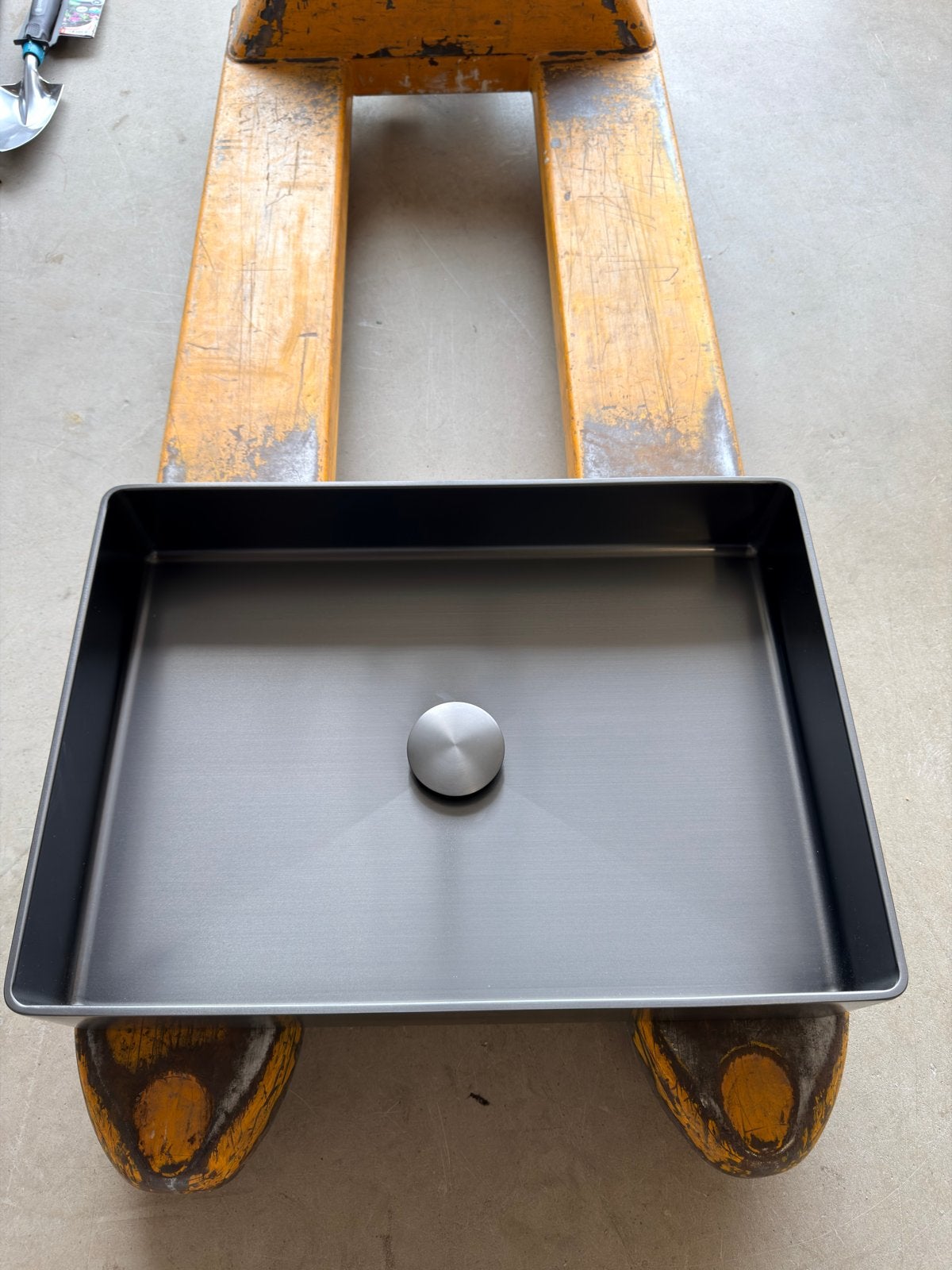 Sapho Aurum - Wastafel 50x35 cm, zonder overloop, antraciet, Ophalen, Nieuw, Rvs, Douche