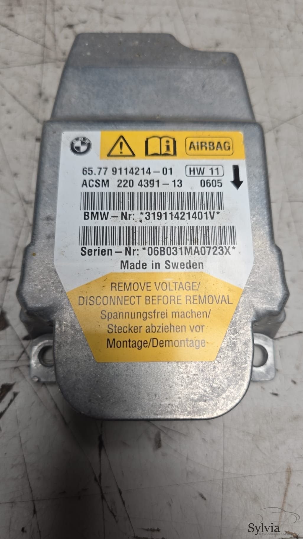 Airbag module BMW Z4 serie E85 E86 65779145400 9145400 65779, Auto-onderdelen, Gebruikt, -, -, Ophalen of Verzenden