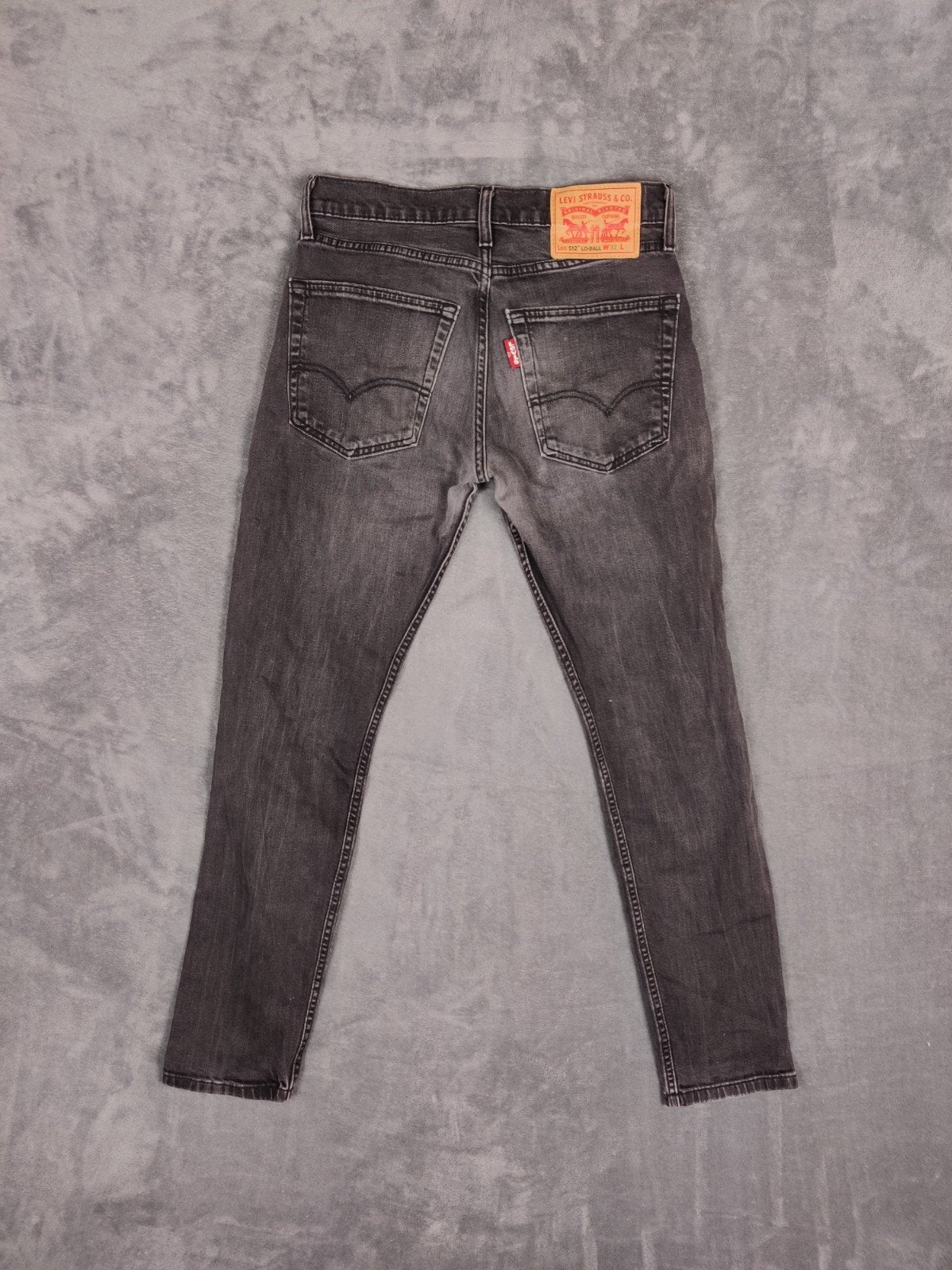 Levis 512 Lo Ball W32 Grijs Zwart Jeans Broek Trousers Men, Kleding | Heren, Levi's, ., W32 (confectie 46) of kleiner, Ophalen of Verzenden